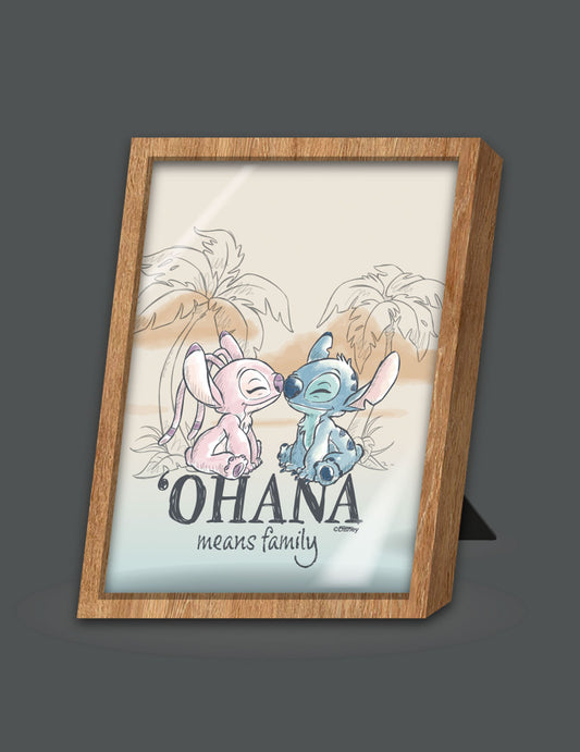 Disney Stitch & Angel Frame Led Lamp - Started With The Mouse