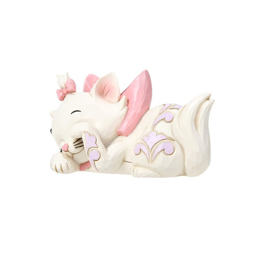 Marie Aristocats Disney Traditions figurine, slaperig katje in folk-art stijl ontworpen door Jim Shore.