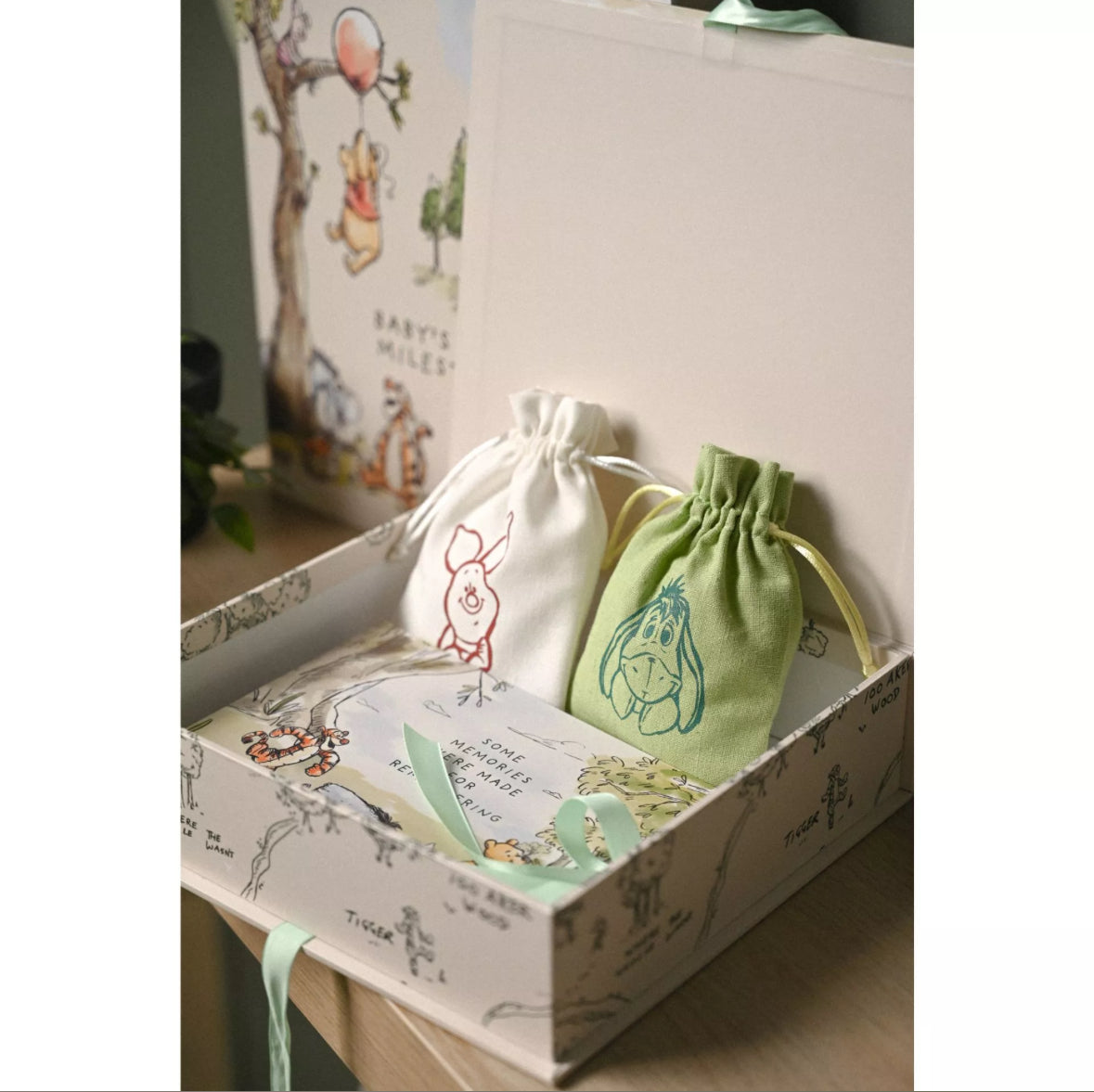 Disney Baby Keepsake Box Photo Album & Bags - Started With The Mouse