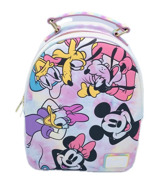 Loungefly Mickey & Friends Tie-dye Mini Backpack - Started With The Mouse
