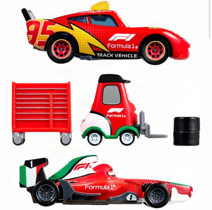 Disney pixar Mattel Cars McQueen Formule 1 Set 3 pack 1:55 - [shop_namen] - [product-type] 