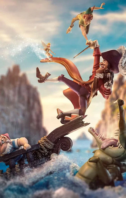 Iron Studio’s Statue Peter Pan vs Hook Deluxe - Disney 100th - Peter Pan - Art Scale 1/10 (Pre Order)