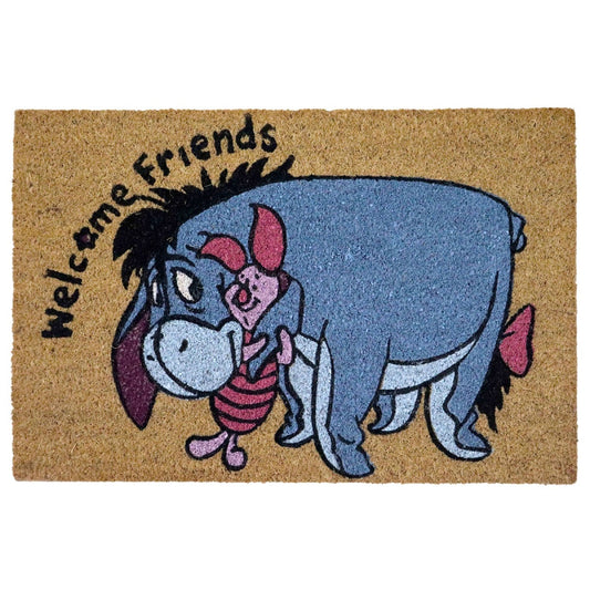 Deurmat Eeyore en Knorretje ‘Welcome Friends’ - [shop_namen] - [product-type] 