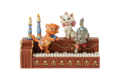 Disney Jim Shore Traditions Aristocats Piano - Started With The Mouse
