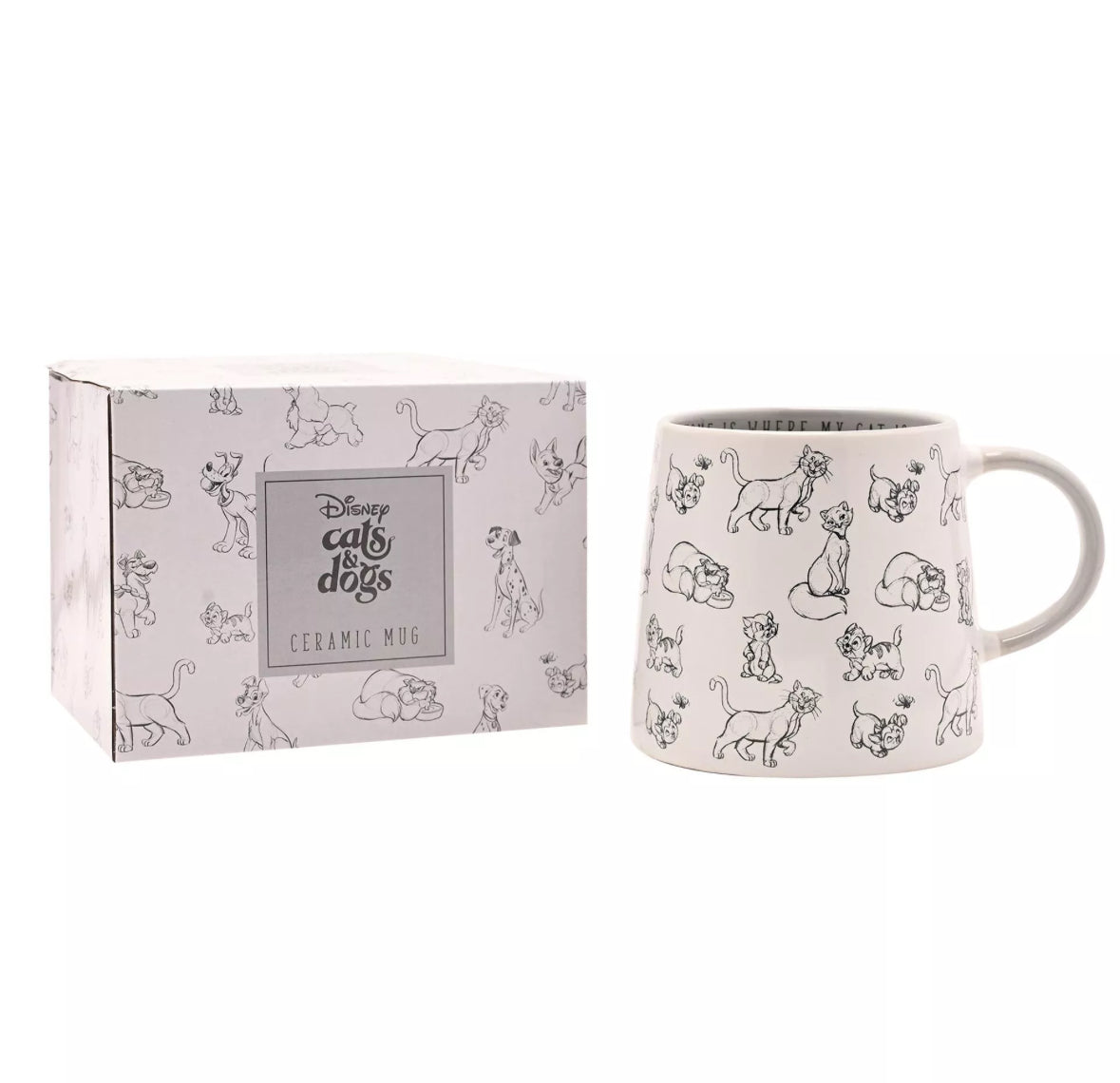 Disney Cats and Dogs Beker 'Home is where my cat is' - [shop_namen] - [product-type] 