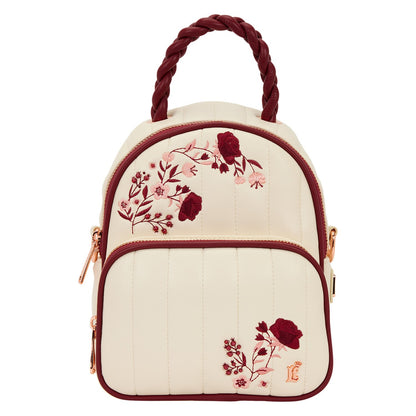 Loungefly Cream and Red ‘Floral’ Convertible Rugzak - [shop_namen] - [product-type] 