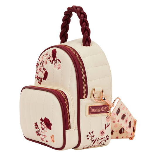 Loungefly Cream and Red ‘Floral’ Convertible Rugzak - [shop_namen] - [product-type] 