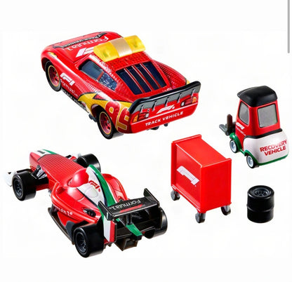 Disney pixar Mattel Cars McQueen Formule 1 Set 3 pack 1:55 - [shop_namen] - [product-type] 