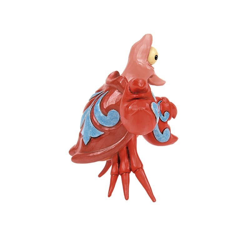 Schattig Sebastiaan miniatuurfiguurtje, ideaal voor Disney-fans en bureaudecoratie.