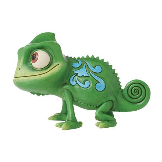Handgemaakt Disney-beeldje van Rapunzels metgezel, klaar voor avontuur.