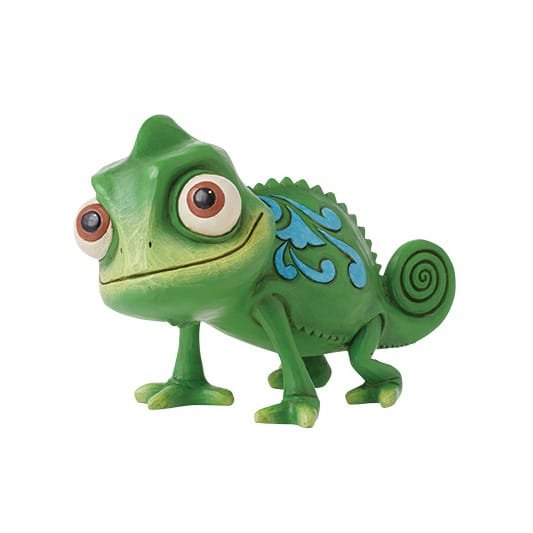 Beeldje van Rapunzels trouwe metgezel, perfect voor Disney-verzamelaars, geleverd in luxe geschenkdoos.