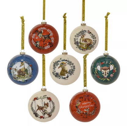 Disney Bambi Enchanted Forest 7 Kerstballen Set - Started With The Mouse
