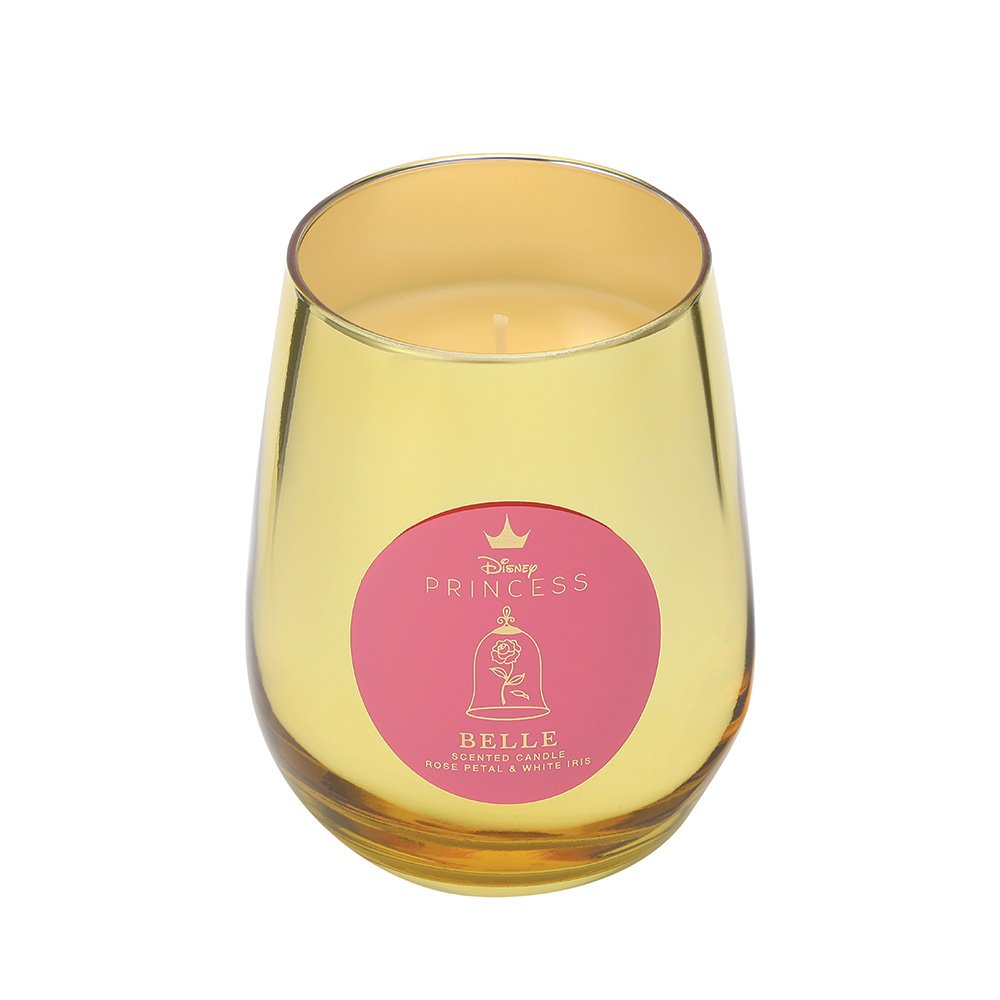 Disney Home Belle Rose Petal & White Iris Glazen Geurkaars (Pre Order) - [shop_namen] - [product-type] 