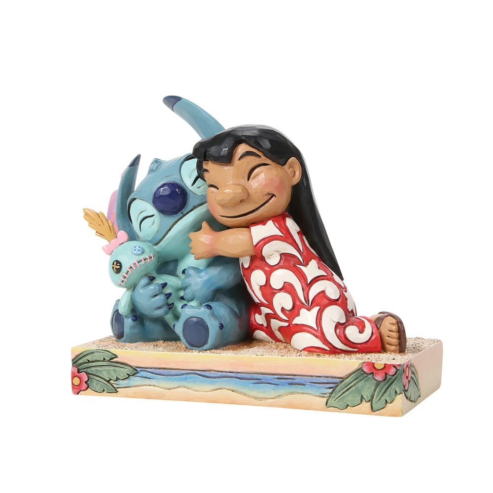 Lilo, Stitch en Scrump Disney Traditions figurine uit Lilo & Stitch, gedetailleerd verzamelbeeld van Jim Shore.