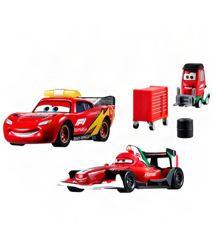 Disney pixar Mattel Cars McQueen Formule 1 Set 3 pack 1:55 - [shop_namen] - [product-type] 