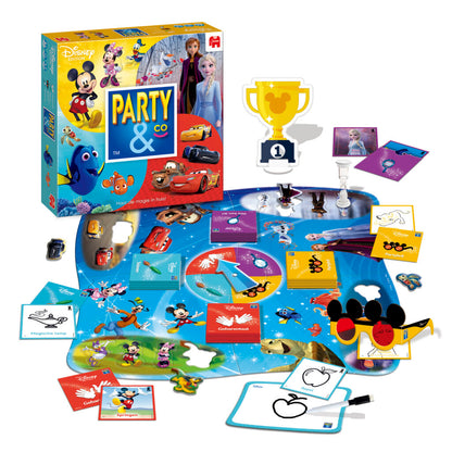 Daag elkaar uit en ontdek wie de beste Disney-expert is met Disney Party & Co. Een vrolijk en creatief gezelschapsspel vol magie en plezier.