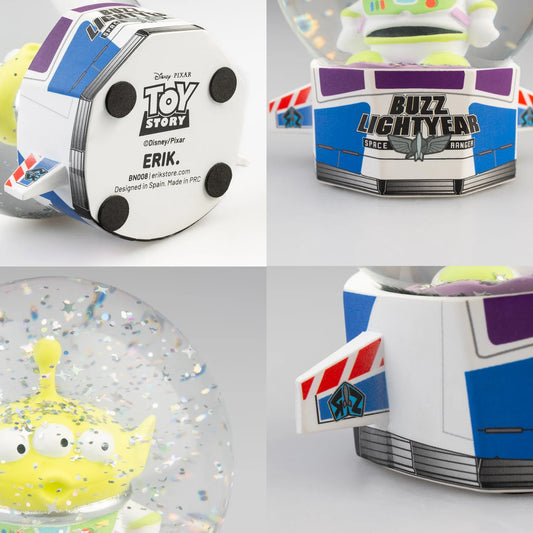 Disney Toy Story snowglobe met Aliens figuren decoratieve sneeuwbol voor fans en verzamelaars
