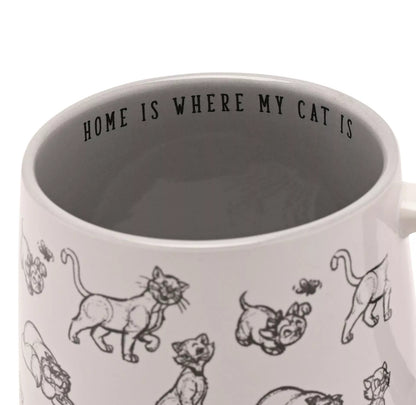 Disney Cats and Dogs Beker 'Home is where my cat is' - [shop_namen] - [product-type] 