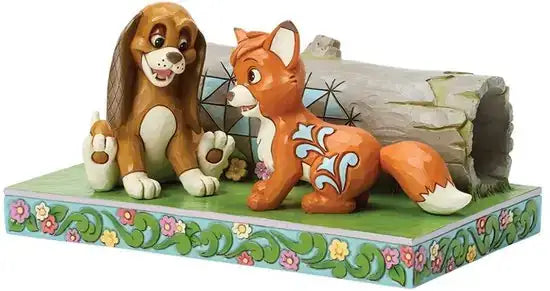Disney Traditions Fox and Hound 'An Unlikely Friendship'