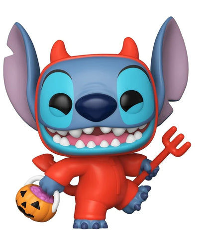 Funko Pop Lilo en Stitch Devilish Stitch #1701 Disney verzamelpop met unieke humoristische outfit