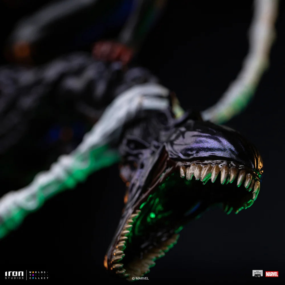 De Miles Morales BDS Art Scale 1/10 statue is een prachtig uitgewerkt Marvel-verzamelbeeld. Dankzij de dynamische pose en het hoogwaardige verfwerk springt dit beeld direct in het oog binnen elke collectie.