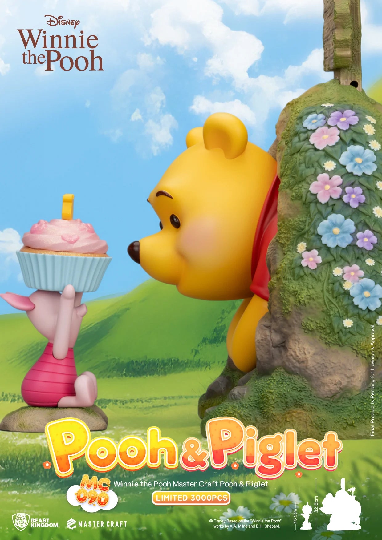 Een hartverwarmend Disney-beeld! 🍯 Dit Winnie de Poeh & Knorretje Master Craft beeld is een gedetailleerde collectible die elke Disney-fan zal waarderen.