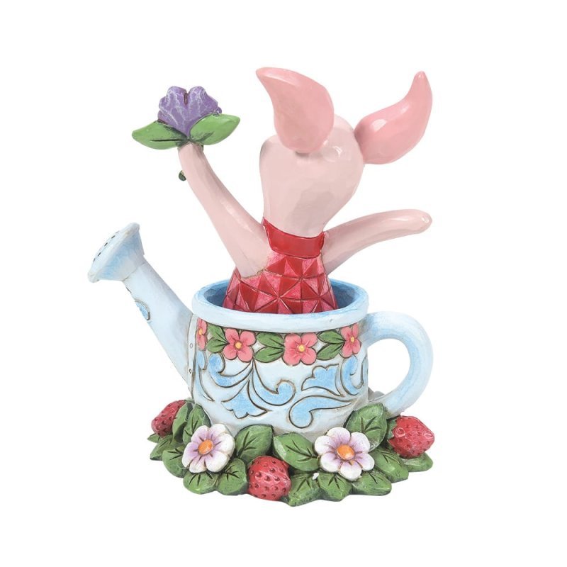 "Schattig Disney Traditions beeldje van Knorretje uit Winnie the Pooh, handgemaakt in Jim Shore-stijl, perfect voor verzamelaars."