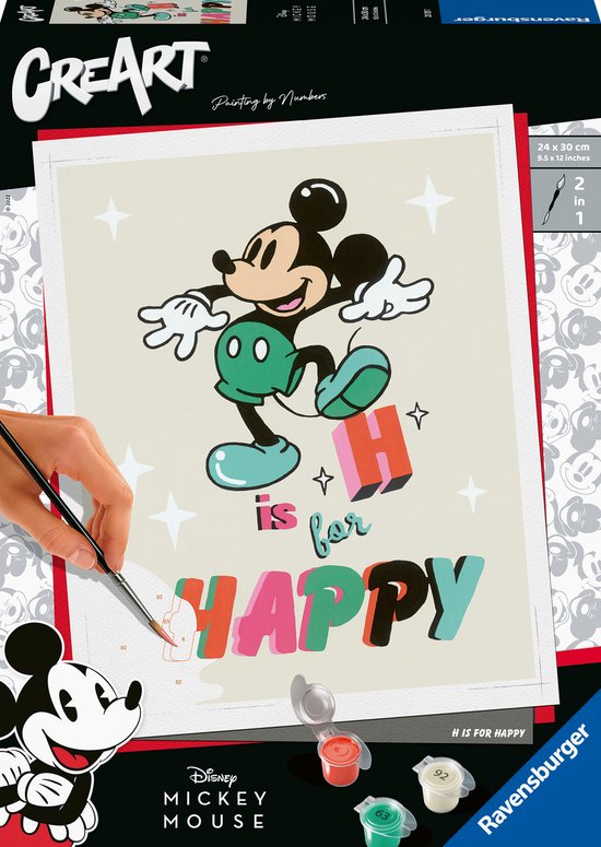 CreArt Mickey Mouse Schilderen op nummer - [shop_namen] - [product-type] 