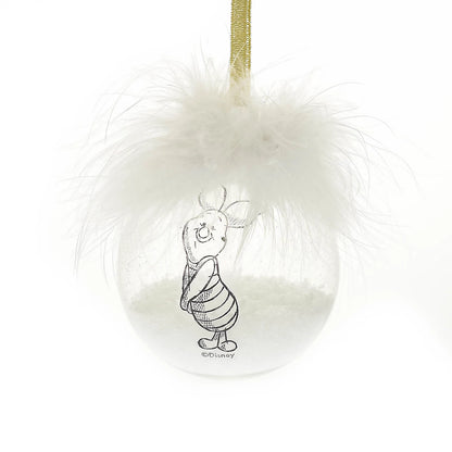 Winnie Puuh 2er Set Weihnachtsbaumkugeln mit Federn