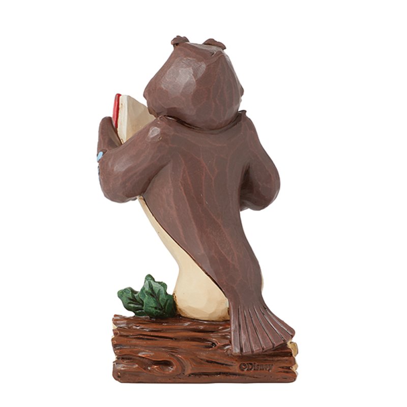 "Schattig Disney Traditions beeldje van Owl, het wijze uiltje uit Winnie the Pooh, handgemaakt en perfect voor verzamelaars."