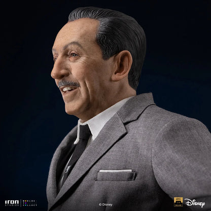 Walt Disney naast Mickey Mouse in exclusieve Iron Studios 1/4 scale collectible